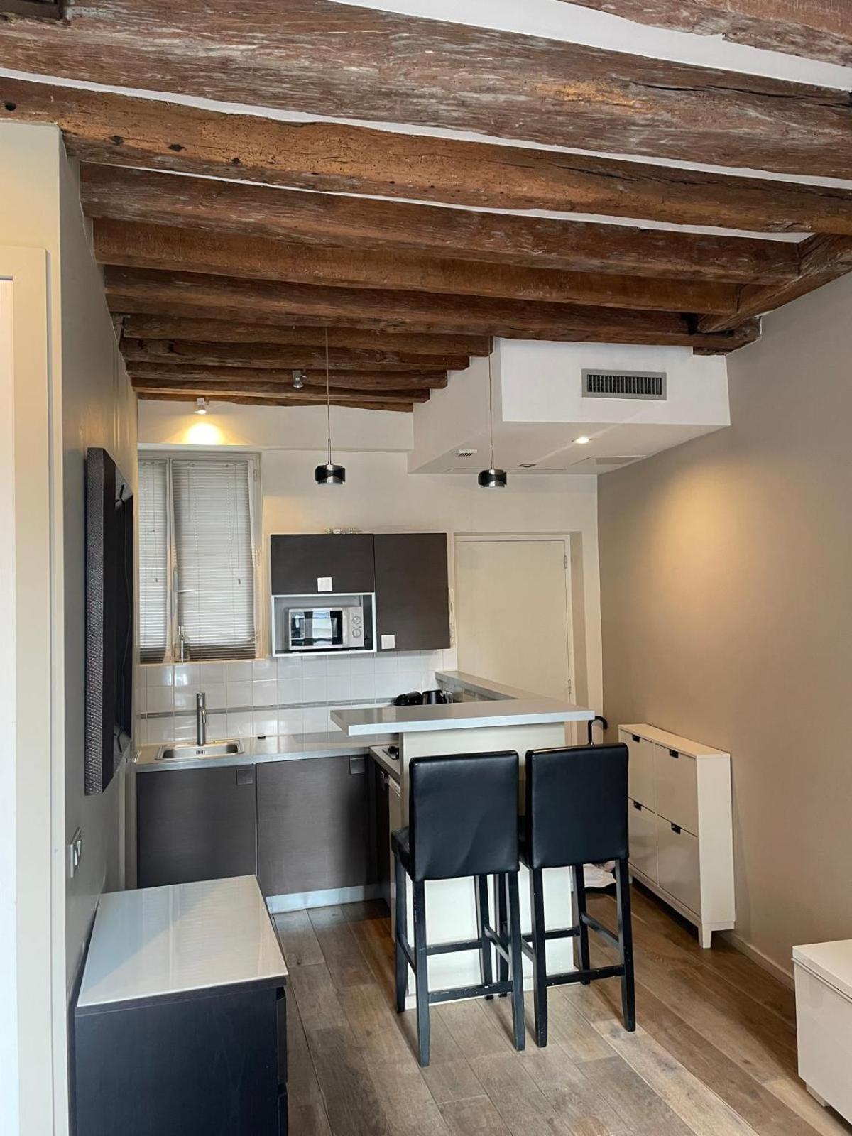 Habitat Parisien - Marais Sicile Lägenhet Exteriör bild